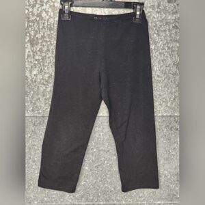 Tempted Black Lounge Capri Pants Girls 6x